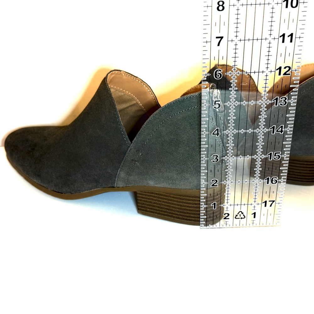 Kenneth Cole Charcoal Suede Ankle Booties.  US Women’s 11/ Men’s 9.5 NWOT - Picture 5 of 6
